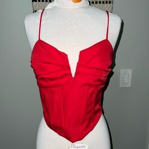 Red Corset Top
